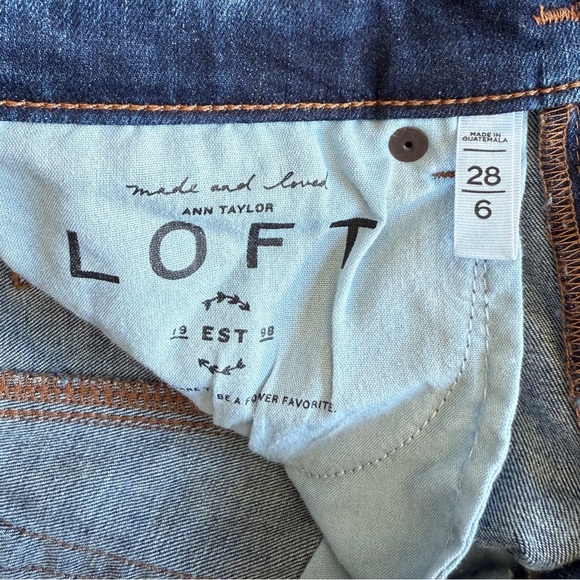 LOFT Ann Taylor Women’s Made And Loved Modern Skinny Jeans  Denim Size 28/6 - Picture 10 of 12